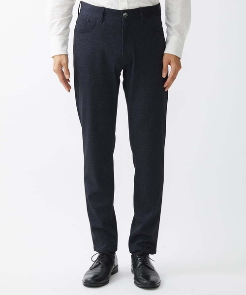 MK MICHEL KLEIN HOMME （エムケーミッシェルクランオム）の「スラックス/TEC EASY JERSY   セットアップ（スラックス・メンズ・ブラック/ネイビー/サンドベージュ・48/46/44/50）」の6枚目の写真