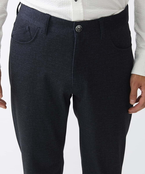 MK MICHEL KLEIN HOMME （エムケーミッシェルクランオム）の「スラックス/TEC EASY JERSY   セットアップ（スラックス・メンズ・ブラック/ネイビー/サンドベージュ・48/46/44/50）」の9枚目の写真