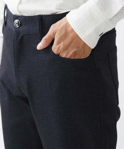 MK MICHEL KLEIN HOMME （エムケーミッシェルクランオム）の「スラックス/TEC EASY JERSY   セットアップ（スラックス・メンズ・ブラック/ネイビー/サンドベージュ・48/46/44/50）」の10枚目の写真