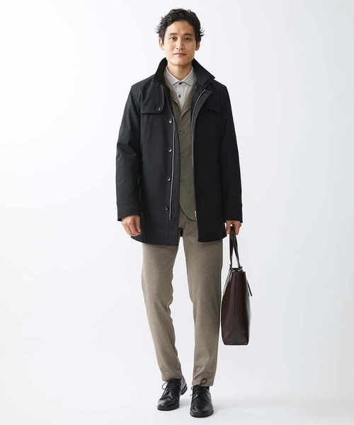 MK MICHEL KLEIN HOMME （エムケーミッシェルクランオム）の「スラックス/TEC EASY JERSY   セットアップ（スラックス・メンズ・ブラック/ネイビー/サンドベージュ・48/46/44/50）」の19枚目の写真