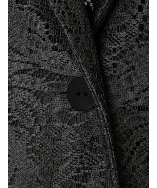 YECCA VECCA（イェッカヴェッカ）の「レースジャケット（テーラードジャケット・レディース・オフホワイト/チャコールグレー・FREE）」の6枚目の写真