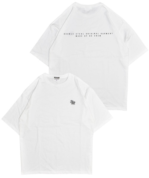 DOUBLE STEAL(ダブルスティール)の「カールロゴ刺繍 Tシャツ(Tシャツ/カットソー・メンズ・ブラック/セージグリーン/ホワイト/ライトブルー・X-LARGE/LARGE/MEDIUM)」の2枚目の写真