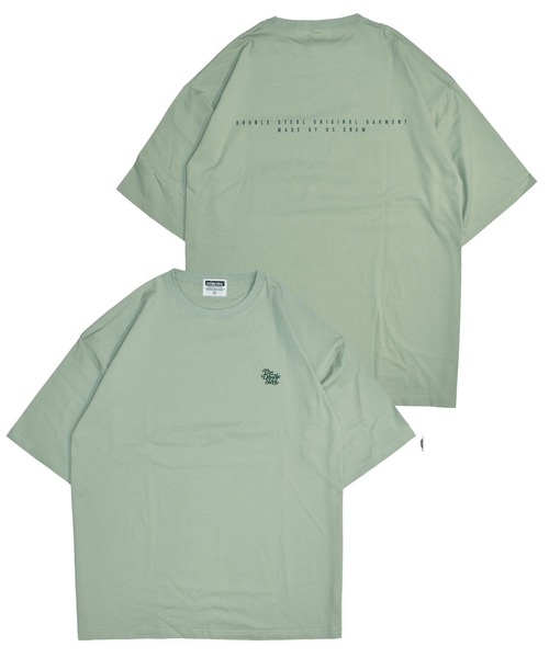 DOUBLE STEAL(ダブルスティール)の「カールロゴ刺繍 Tシャツ(Tシャツ/カットソー・メンズ・ブラック/セージグリーン/ホワイト/ライトブルー・X-LARGE/LARGE/MEDIUM)」の4枚目の写真