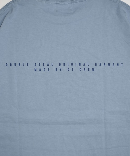 DOUBLE STEAL(ダブルスティール)の「カールロゴ刺繍 Tシャツ(Tシャツ/カットソー・メンズ・ブラック/セージグリーン/ホワイト/ライトブルー・X-LARGE/LARGE/MEDIUM)」の9枚目の写真