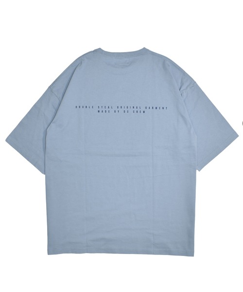 DOUBLE STEAL(ダブルスティール)の「カールロゴ刺繍 Tシャツ(Tシャツ/カットソー・メンズ・ブラック/セージグリーン/ホワイト/ライトブルー・X-LARGE/LARGE/MEDIUM)」の10枚目の写真