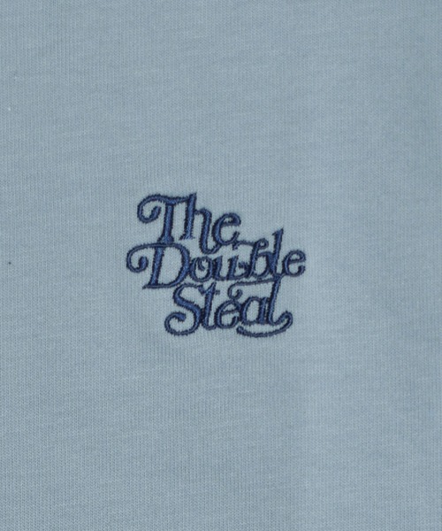 DOUBLE STEAL(ダブルスティール)の「カールロゴ刺繍 Tシャツ(Tシャツ/カットソー・メンズ・ブラック/セージグリーン/ホワイト/ライトブルー・X-LARGE/LARGE/MEDIUM)」の11枚目の写真