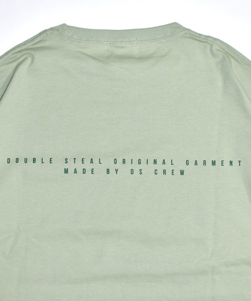 DOUBLE STEAL(ダブルスティール)の「カールロゴ刺繍 Tシャツ(Tシャツ/カットソー・メンズ・ブラック/セージグリーン/ホワイト/ライトブルー・X-LARGE/LARGE/MEDIUM)」の13枚目の写真