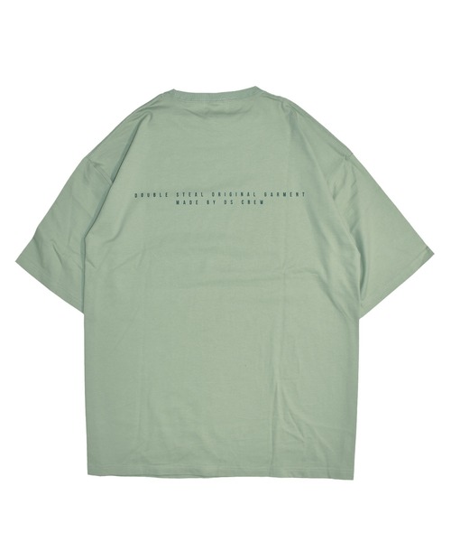 DOUBLE STEAL(ダブルスティール)の「カールロゴ刺繍 Tシャツ(Tシャツ/カットソー・メンズ・ブラック/セージグリーン/ホワイト/ライトブルー・X-LARGE/LARGE/MEDIUM)」の14枚目の写真