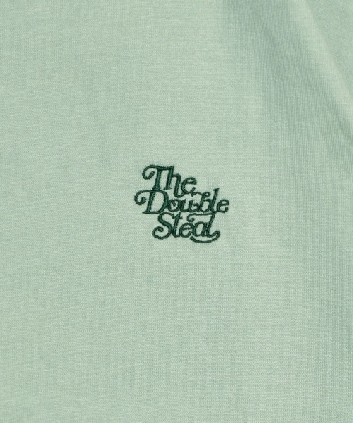 DOUBLE STEAL(ダブルスティール)の「カールロゴ刺繍 Tシャツ(Tシャツ/カットソー・メンズ・ブラック/セージグリーン/ホワイト/ライトブルー・X-LARGE/LARGE/MEDIUM)」の15枚目の写真