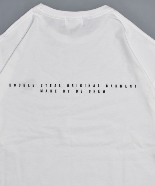 DOUBLE STEAL(ダブルスティール)の「カールロゴ刺繍 Tシャツ(Tシャツ/カットソー・メンズ・ブラック/セージグリーン/ホワイト/ライトブルー・X-LARGE/LARGE/MEDIUM)」の17枚目の写真