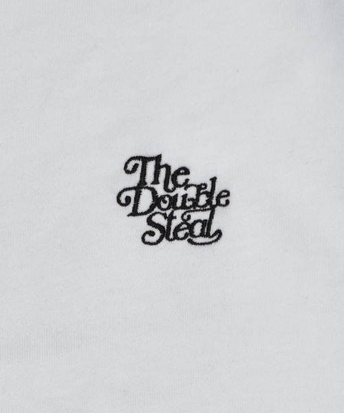 DOUBLE STEAL(ダブルスティール)の「カールロゴ刺繍 Tシャツ(Tシャツ/カットソー・メンズ・ブラック/セージグリーン/ホワイト/ライトブルー・X-LARGE/LARGE/MEDIUM)」の19枚目の写真