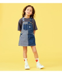 Lee | Lee/リー【80-120cm】ベビー オーバーオールスカート クレイジーパターン(ジャンパースカート)
