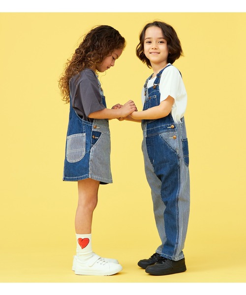 セール】Lee/リー【80-120cm】ベビー オーバーオールスカート