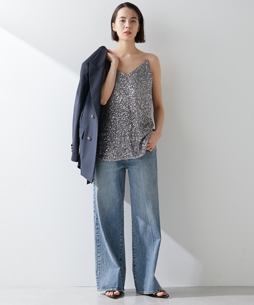 Whim Gazette（ウィムガゼット）の「スパンコールキャミ（キャミソール・レディース・シルバー・FREE）」の12枚目の写真