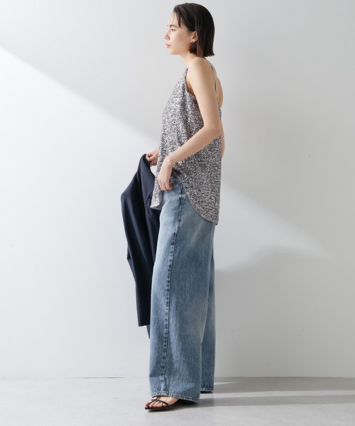 Whim Gazette（ウィムガゼット）の「スパンコールキャミ（キャミソール・レディース・シルバー・FREE）」の9枚目の写真