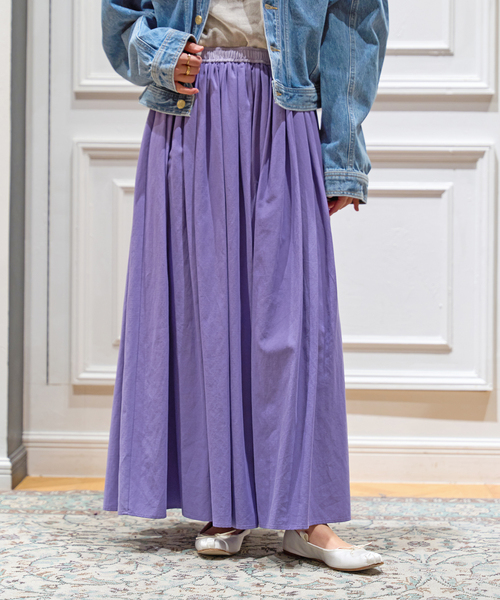IENA LA BOUCLE LY/Cグログランボリュームスカート