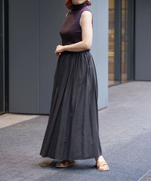 IENA LA BOUCLE LY/Cグログランボリュームスカート