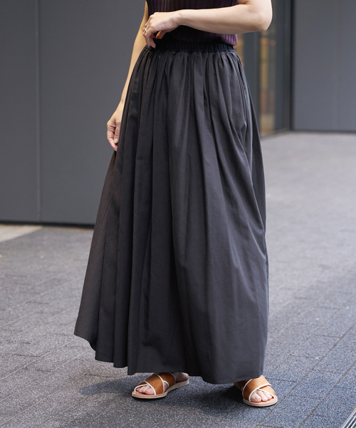 IENA LA BOUCLE LY/Cグログランボリュームスカート