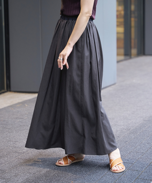 IENA LA BOUCLE LY/Cグログランボリュームスカート