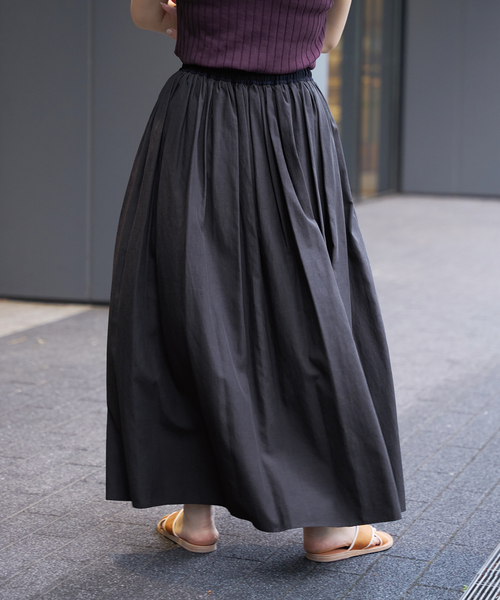 IENA LA BOUCLE LY/Cグログランボリュームスカート