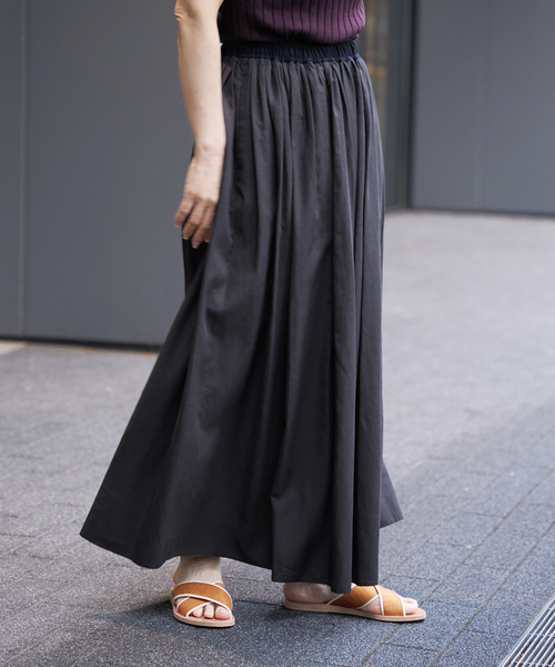 IENA LA BOUCLE LY/Cグログランボリュームスカート