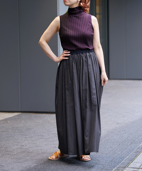 IENA LA BOUCLE LY/Cグログランボリュームスカート