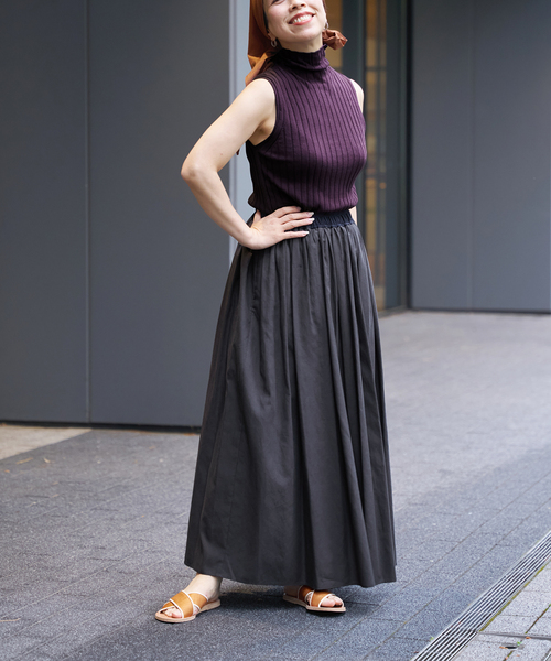 IENA LA BOUCLE LY/Cグログランボリュームスカート