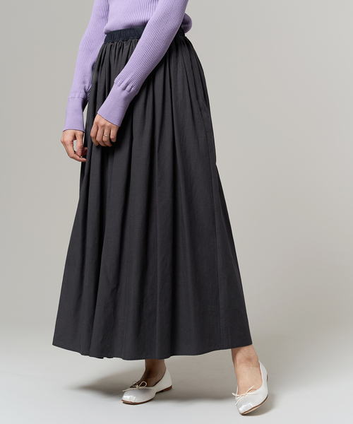 IENA LA BOUCLE LY/Cグログランボリュームスカート