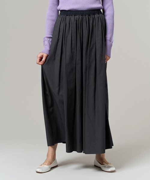 IENA LA BOUCLE LY/Cグログランボリュームスカート