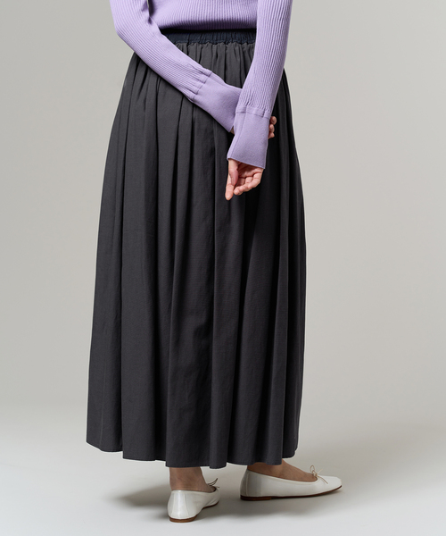 IENA LA BOUCLE LY/Cグログランボリュームスカート