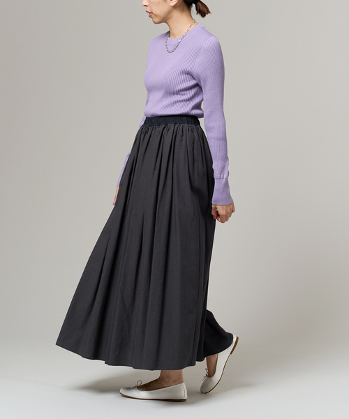 IENA LA BOUCLE LY/Cグログランボリュームスカート