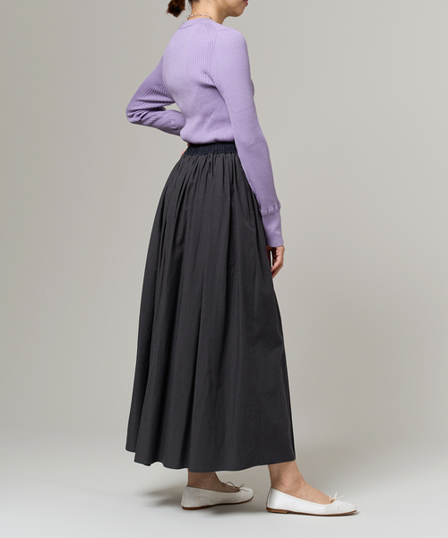 IENA LA BOUCLE LY/Cグログランボリュームスカート