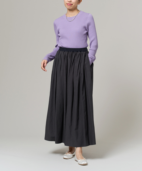 IENA LA BOUCLE LY/Cグログランボリュームスカート