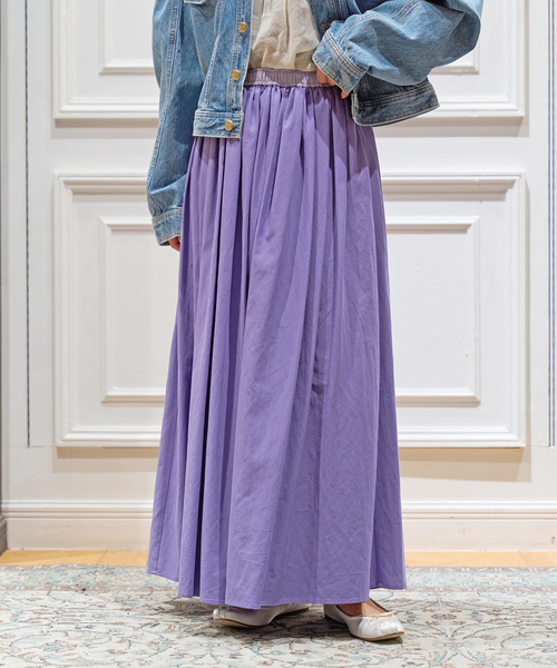IENA LA BOUCLE LY/Cグログランボリュームスカート