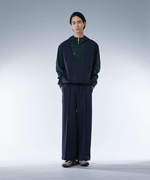 UNITED TOKYO(ユナイテッドトウキョウ)の「ハイマルチ ジャージースラックス | セットアップ着用可能(スラックス・メンズ・ネイビー/ブラック・2/1)」の14枚目の写真