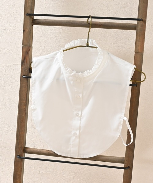 Honeys（ハニーズ）の「付け衿／スタンドフリル（付け襟・レディース・ブラック/ホワイト・FREE）」の13枚目の写真