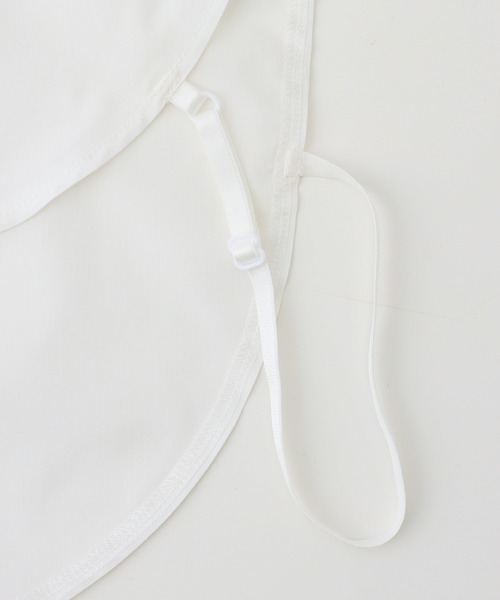 Honeys（ハニーズ）の「付け衿／スタンドフリル（付け襟・レディース・ブラック/ホワイト・FREE）」の5枚目の写真