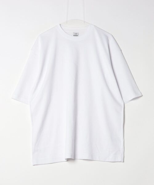 TIGORA(ティゴラ)の「ティゴラ TIGORA ハイブリッドセミワイドTシャツ(Tシャツ/カットソー・メンズ・ブルーグレー/ブラック/スモークピンク/グリーン/ホワイト・S/M/L/LL/3L)」の2枚目の写真