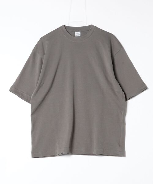 TIGORA(ティゴラ)の「ティゴラ TIGORA ハイブリッドセミワイドTシャツ(Tシャツ/カットソー・メンズ・ブルーグレー/ブラック/スモークピンク/グリーン/ホワイト・S/M/L/LL/3L)」の4枚目の写真