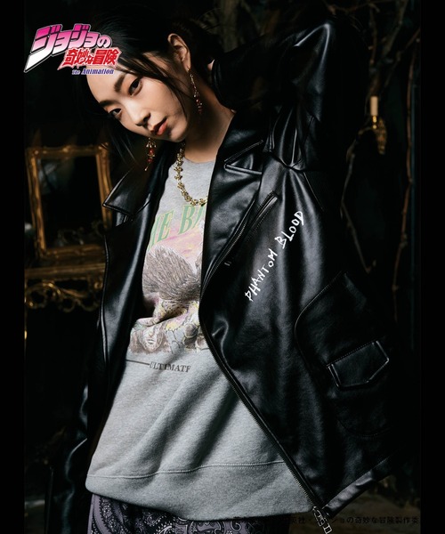 glamb（グラム）の「Kars Sweat / カーズスウェット（スウェット・メンズ・ブラック/グレー・XS/S/M/L/XL）」の2枚目の写真