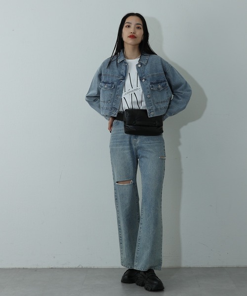 COLONY 2139（コロニートゥーワンスリーナイン）の「パファーボディバッグ（ボディバッグ/ウエストポーチ・レディース・ホワイト/ブラック・FREE）」の8枚目の写真