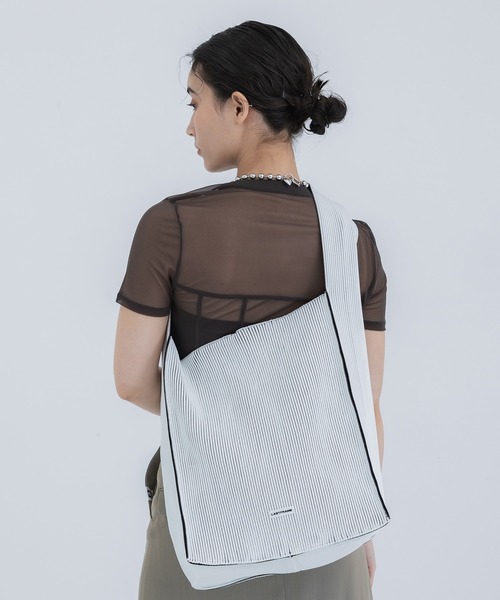 LASTFRAME（ラストフレーム）の「【LASTFRAME/ラストフレーム】KASANE REVERSIBLE TASUKI TOTE（トートバッグ・レディース・ホワイト/ブルー・FREE）」の7枚目の写真