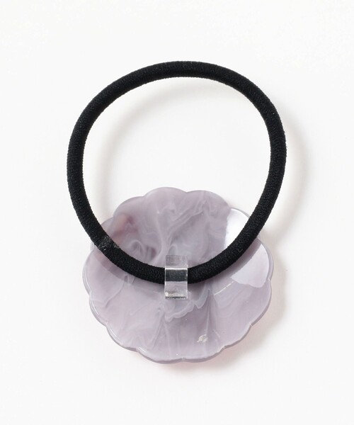 Ray BEAMS（レイビームス）の「Ray BEAMS / ドローイング フラワー ヘアゴム（ヘアゴム・レディース・サックスブルー/ピンク・ONE SIZE）」の3枚目の写真