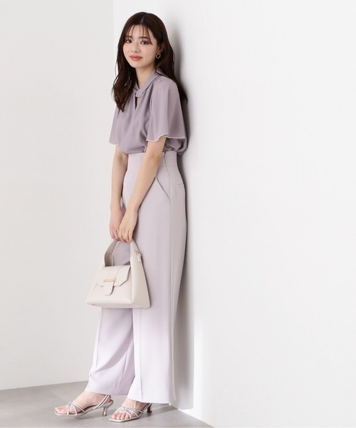 PROPORTION BODY DRESSING(プロポーションボディドレッシング)の「キーネックフレアスリーブブラウス / 1214110413(シャツ/ブラウス・レディース・ベージュ/ネイビー/ホワイト系その他・SMALL/MEDIUM)」の19枚目の写真