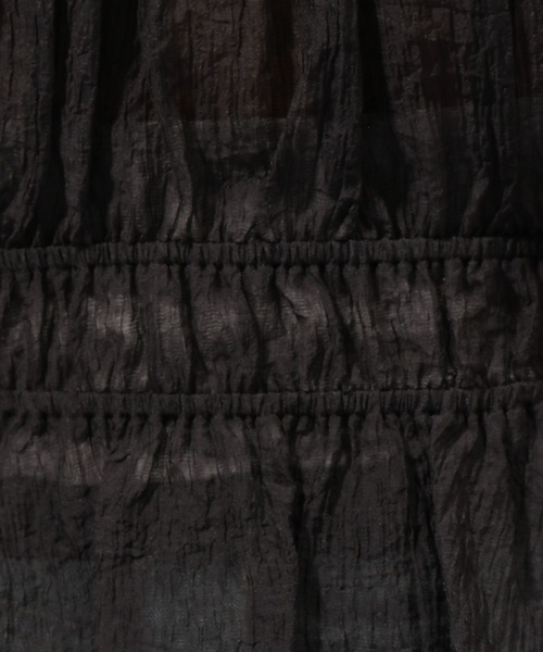 PAGEBOY（ページボーイ）の「アソートレースアップブラウス（シャツ/ブラウス・レディース・ブラック系その他/ブルー/ブラック/ホワイト/ライム・FREE）」の9枚目の写真