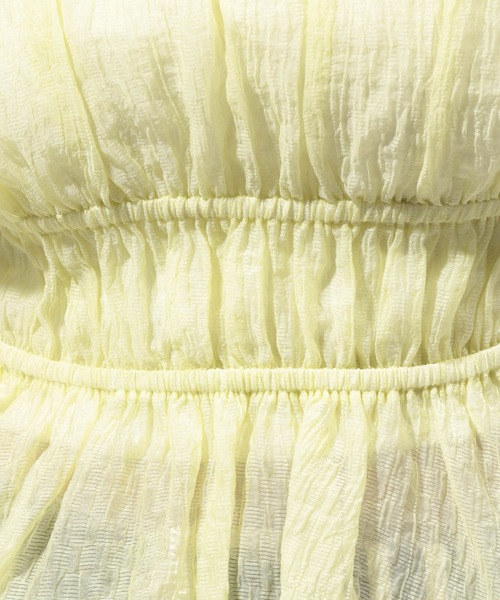 PAGEBOY（ページボーイ）の「アソートレースアップブラウス（シャツ/ブラウス・レディース・ブラック系その他/ブルー/ブラック/ホワイト/ライム・FREE）」の10枚目の写真