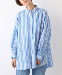 ストライプBIGシャツ 108528