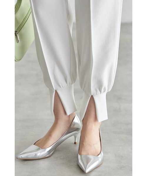 &. NOSTALGIA（アンドドットノスタルジア）の「イージージョガーパンツ（その他パンツ・レディース・ブラック/ホワイト/ベージュ・M/S）」の3枚目の写真