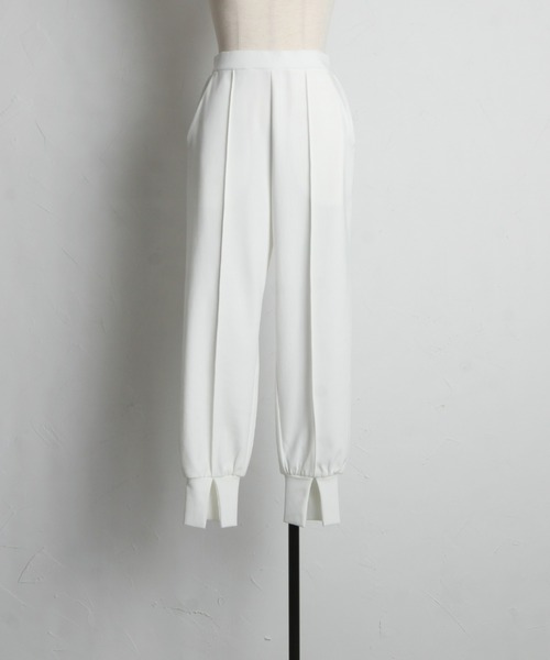 &. NOSTALGIA（アンドドットノスタルジア）の「イージージョガーパンツ（その他パンツ・レディース・ブラック/ホワイト/ベージュ・M/S）」の13枚目の写真