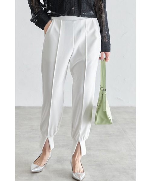 &. NOSTALGIA（アンドドットノスタルジア）の「イージージョガーパンツ（その他パンツ・レディース・ブラック/ホワイト/ベージュ・M/S）」の4枚目の写真